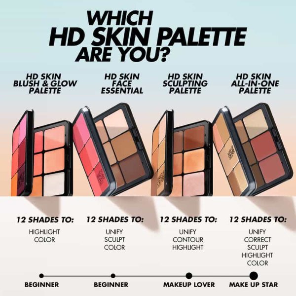 HD Skin Blush and Glow Palette